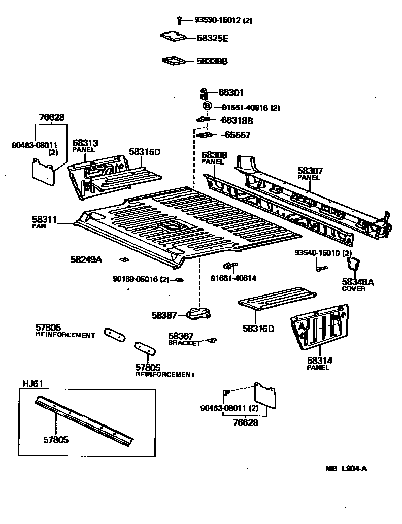 Parts diagram