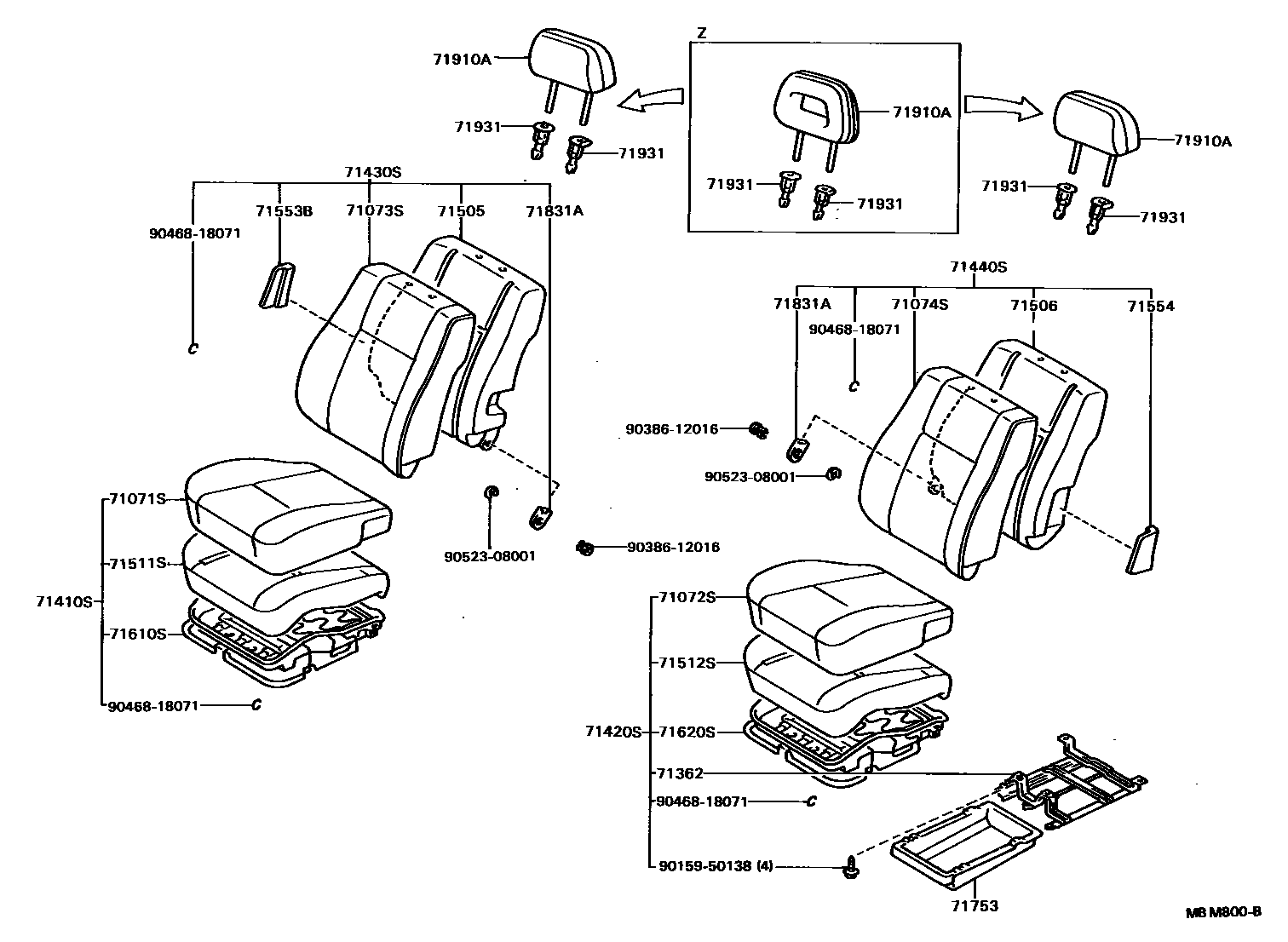 Parts diagram