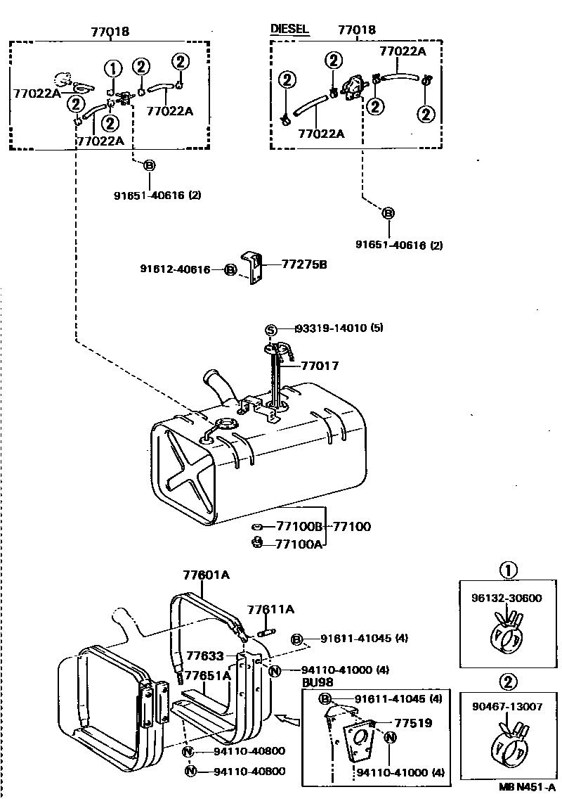 Parts diagram