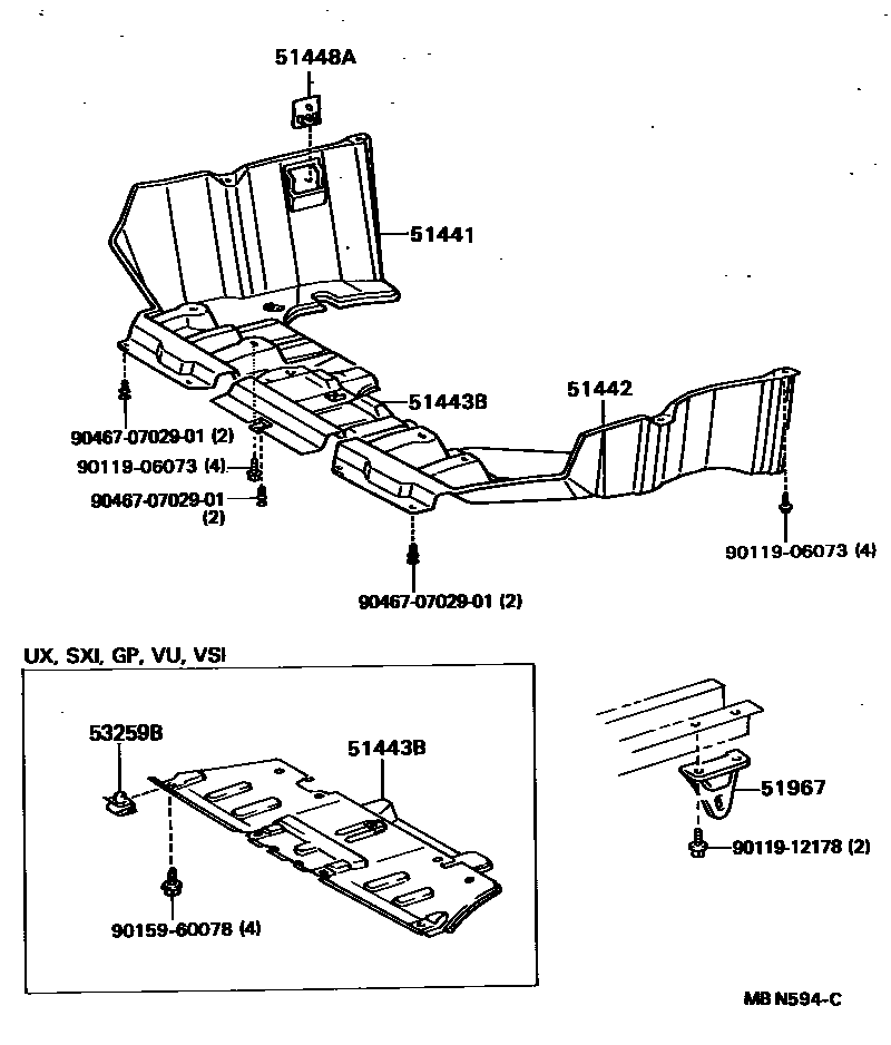 Parts diagram