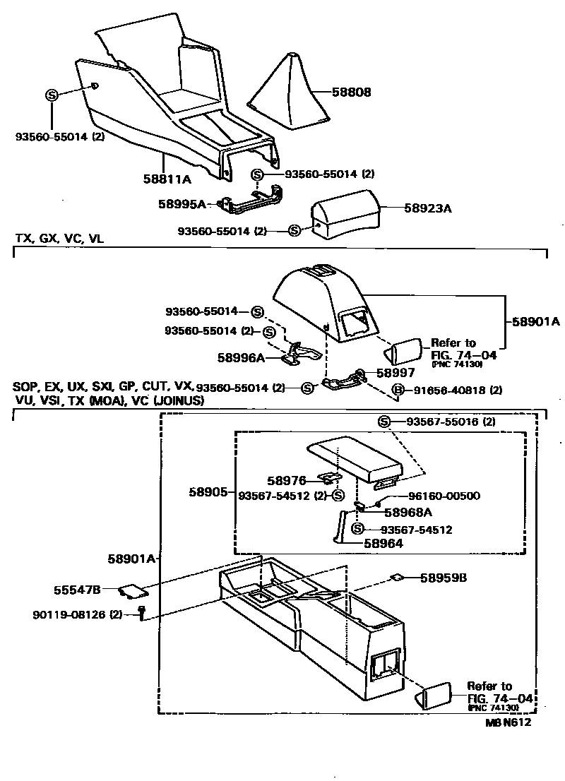 Parts diagram