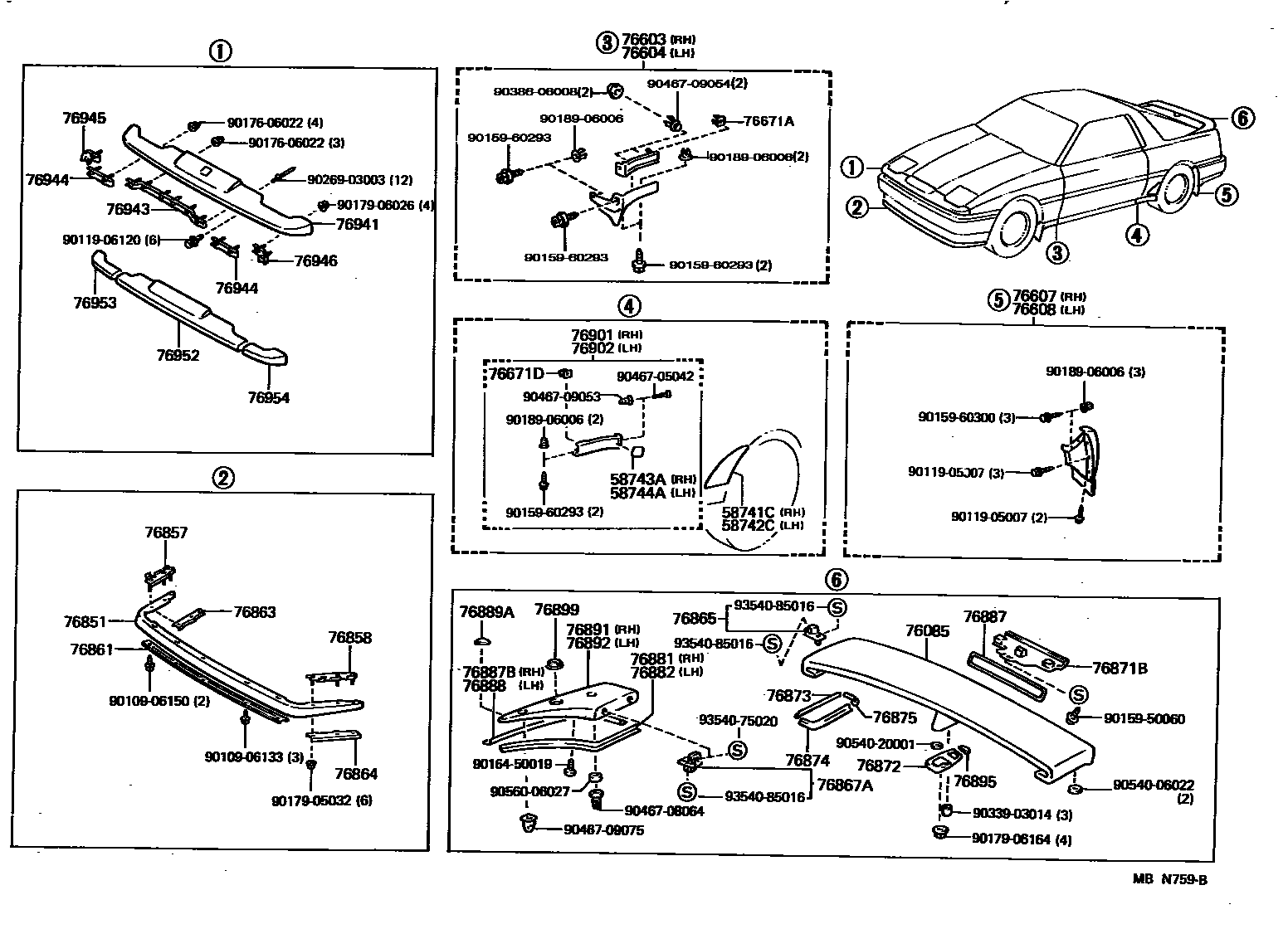 Parts diagram