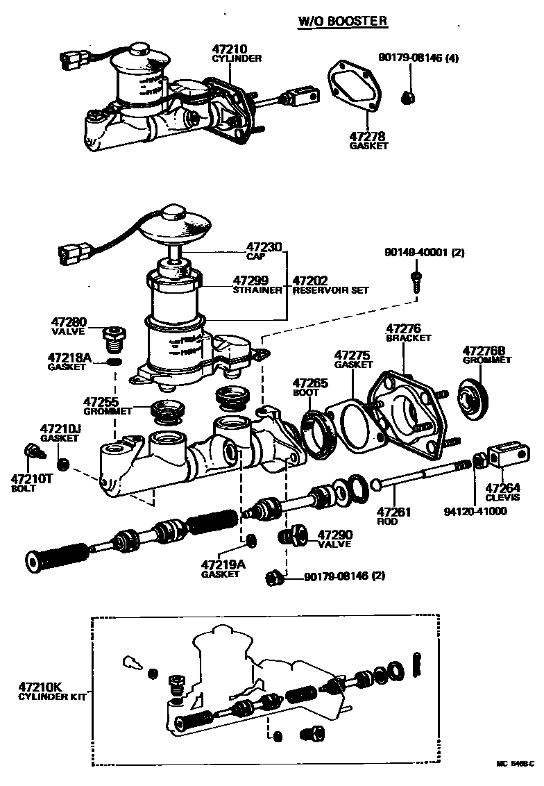 Parts diagram