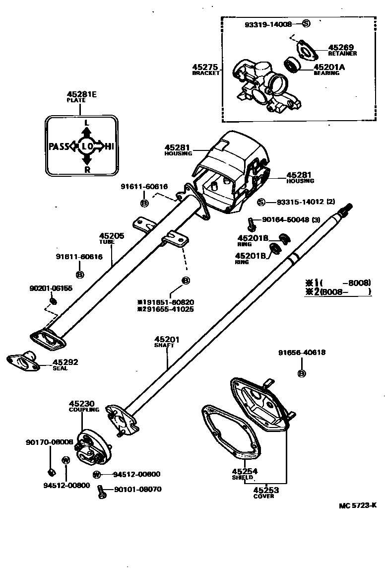Parts diagram