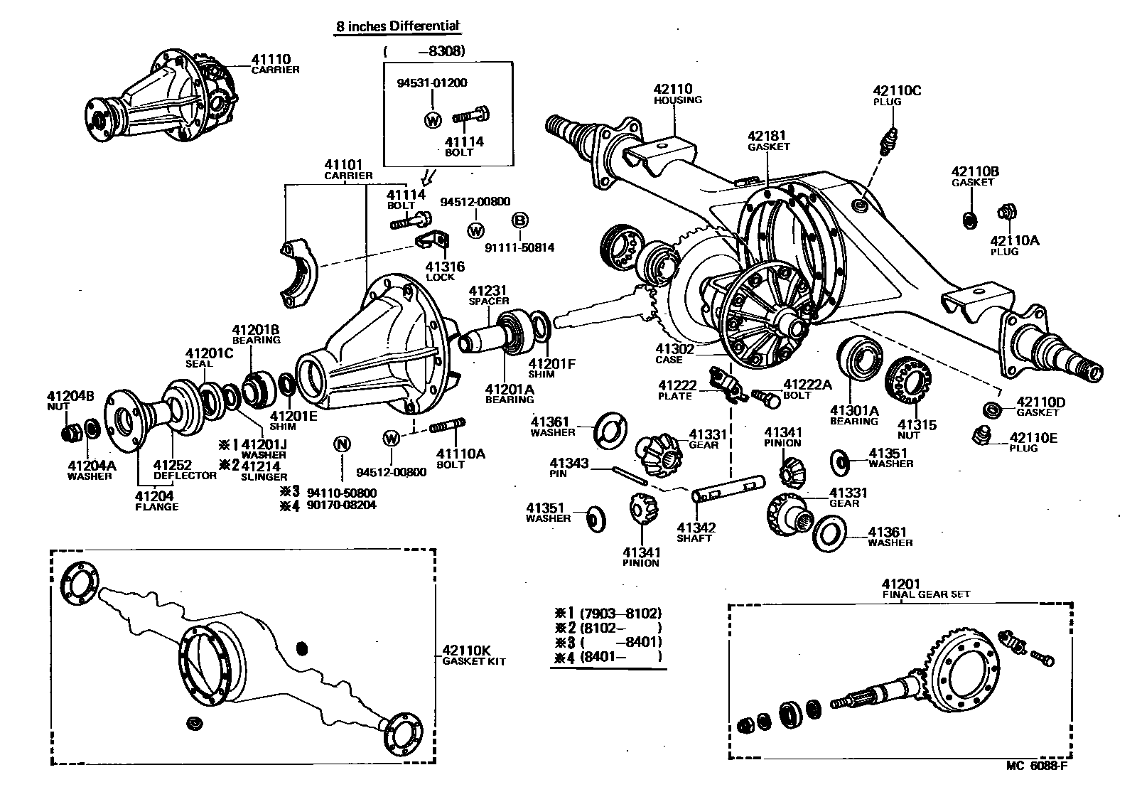 Parts diagram