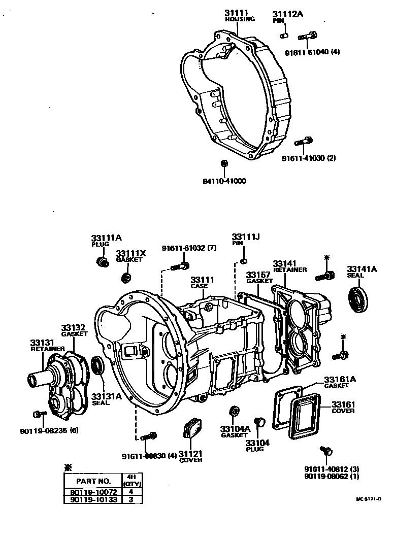 Parts diagram