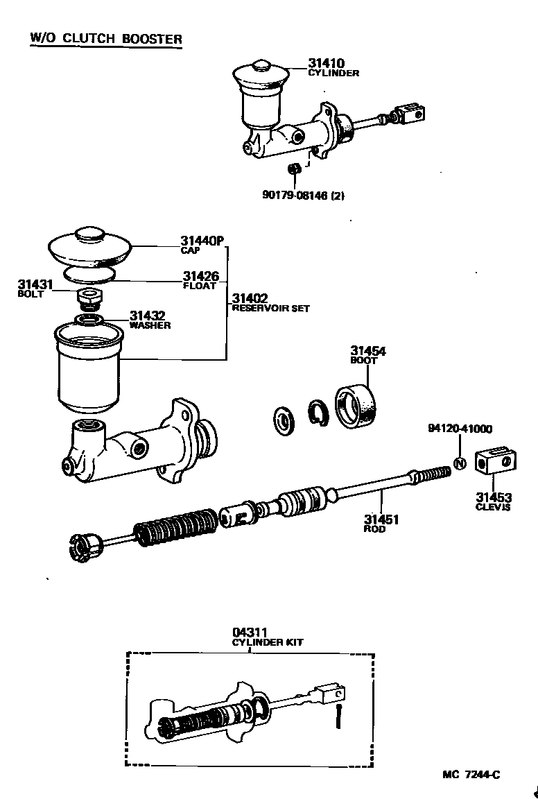 Parts diagram