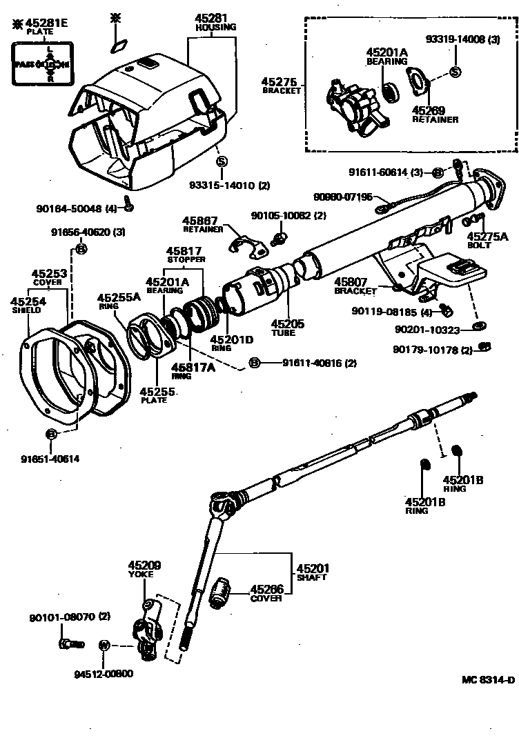 Parts diagram