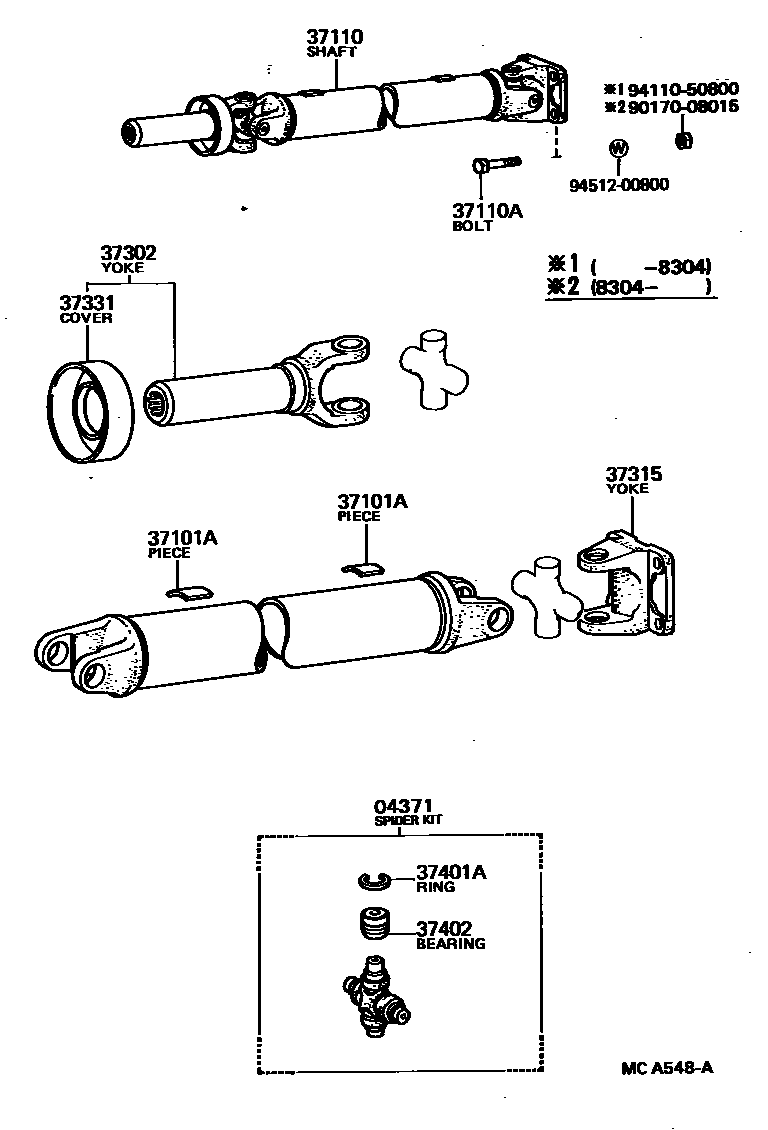 Parts diagram