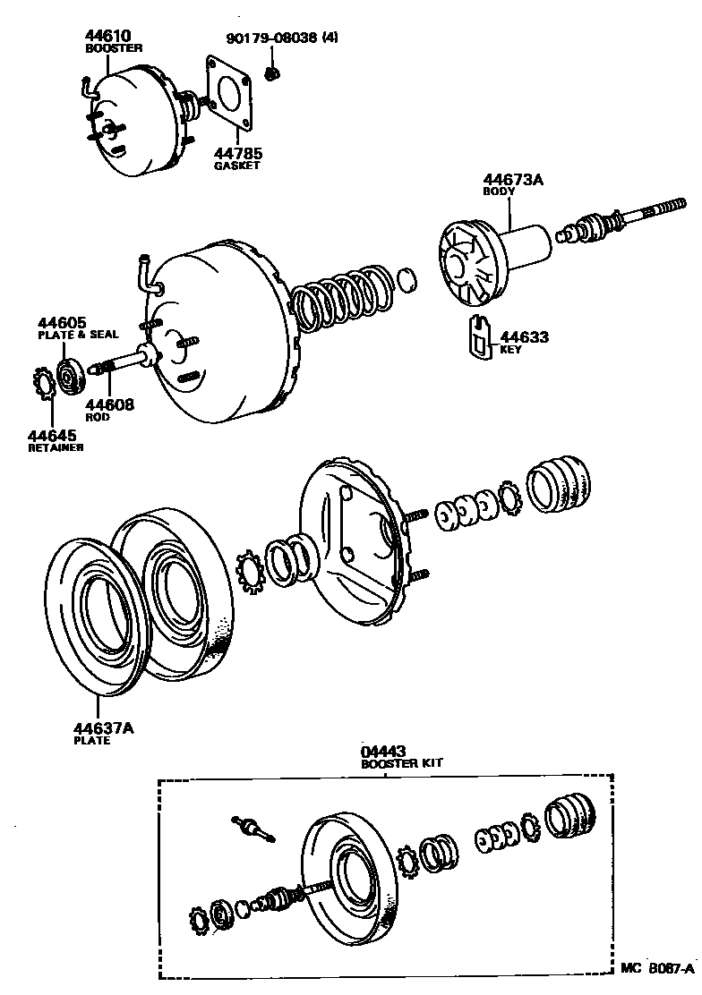 Parts diagram