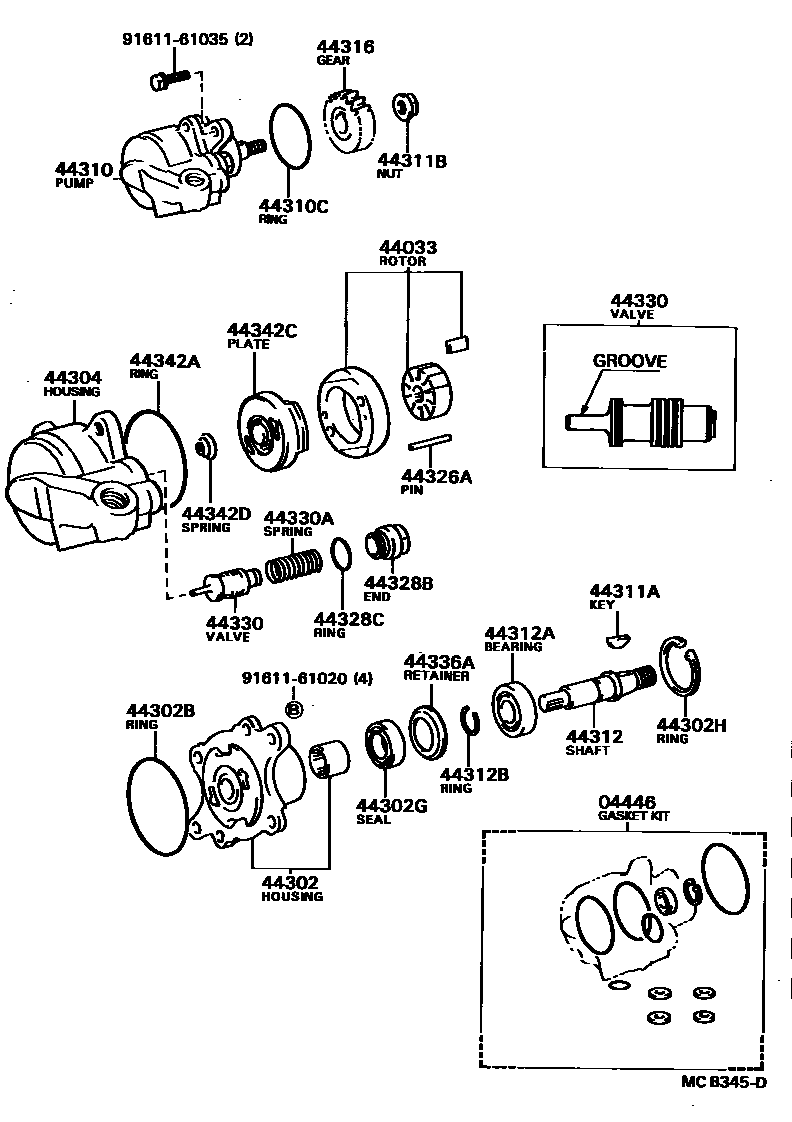 Parts diagram
