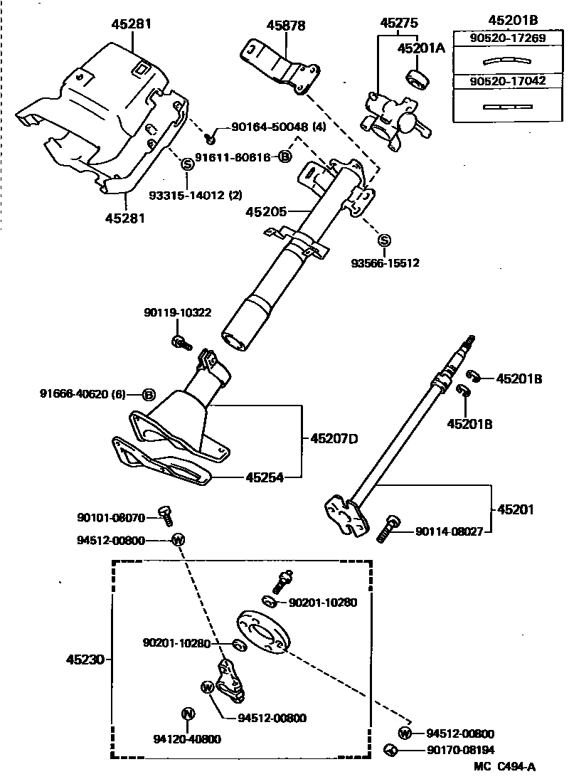 Parts diagram