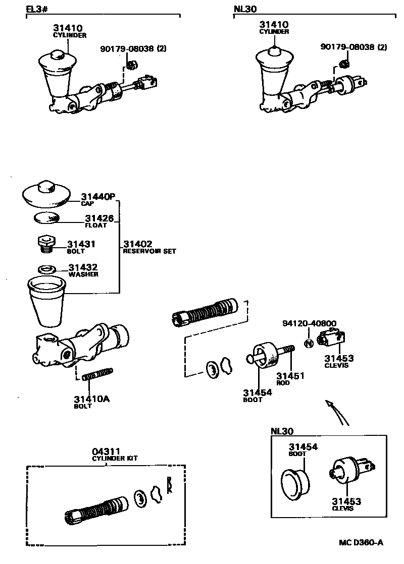 Parts diagram