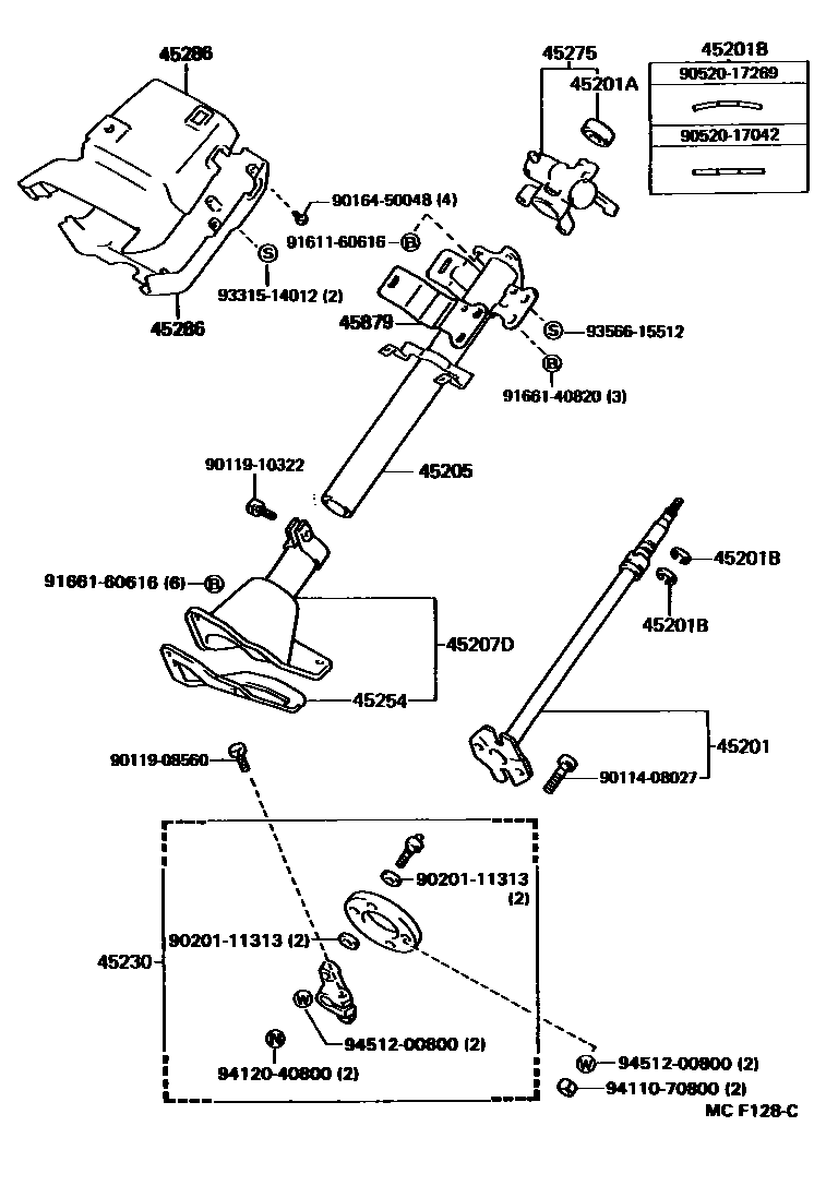 Parts diagram
