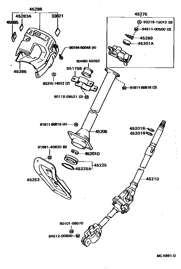Parts diagram
