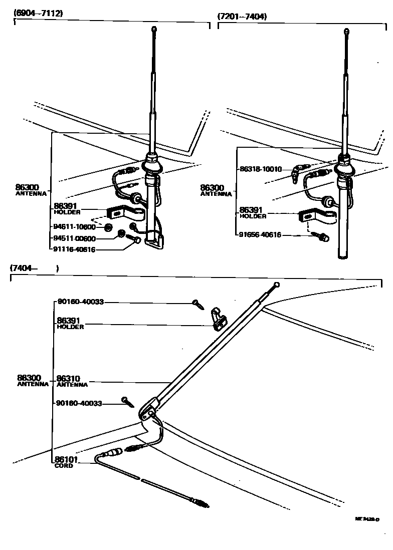 Parts diagram
