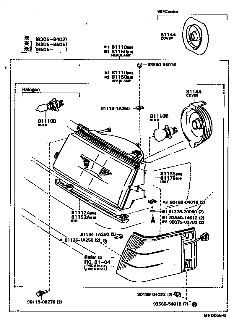 Parts diagram