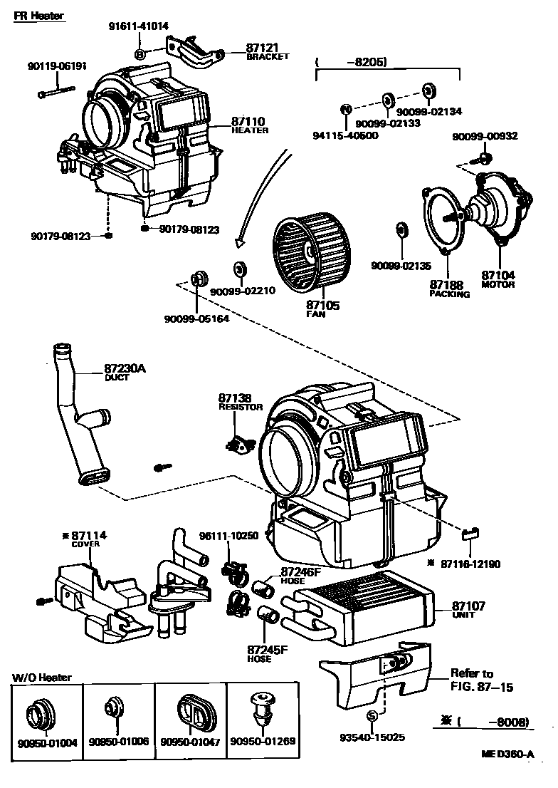 Parts diagram
