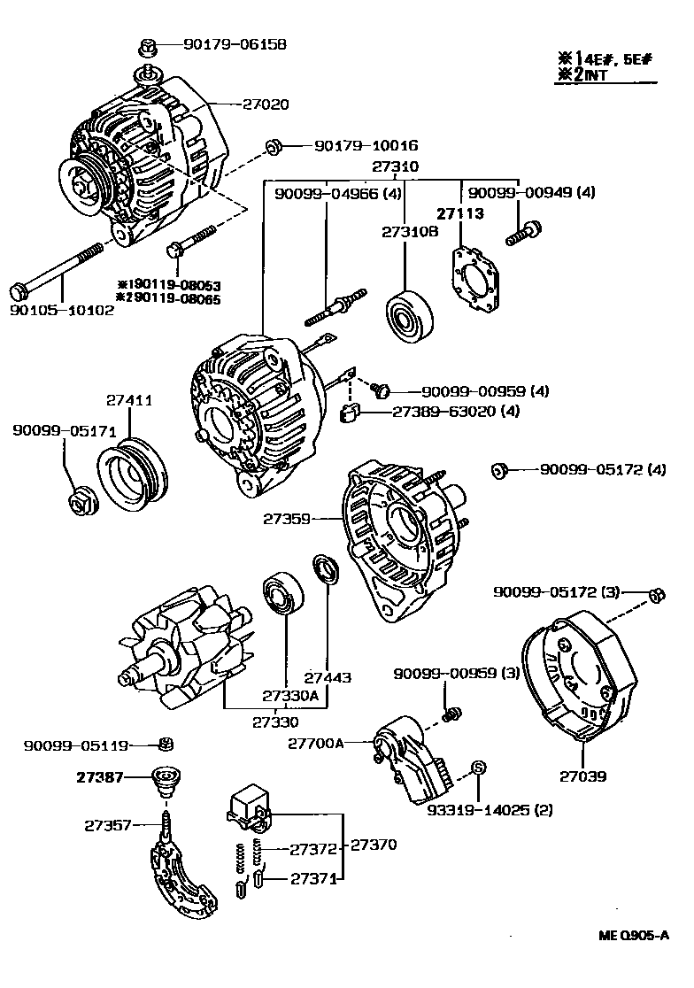 Parts diagram