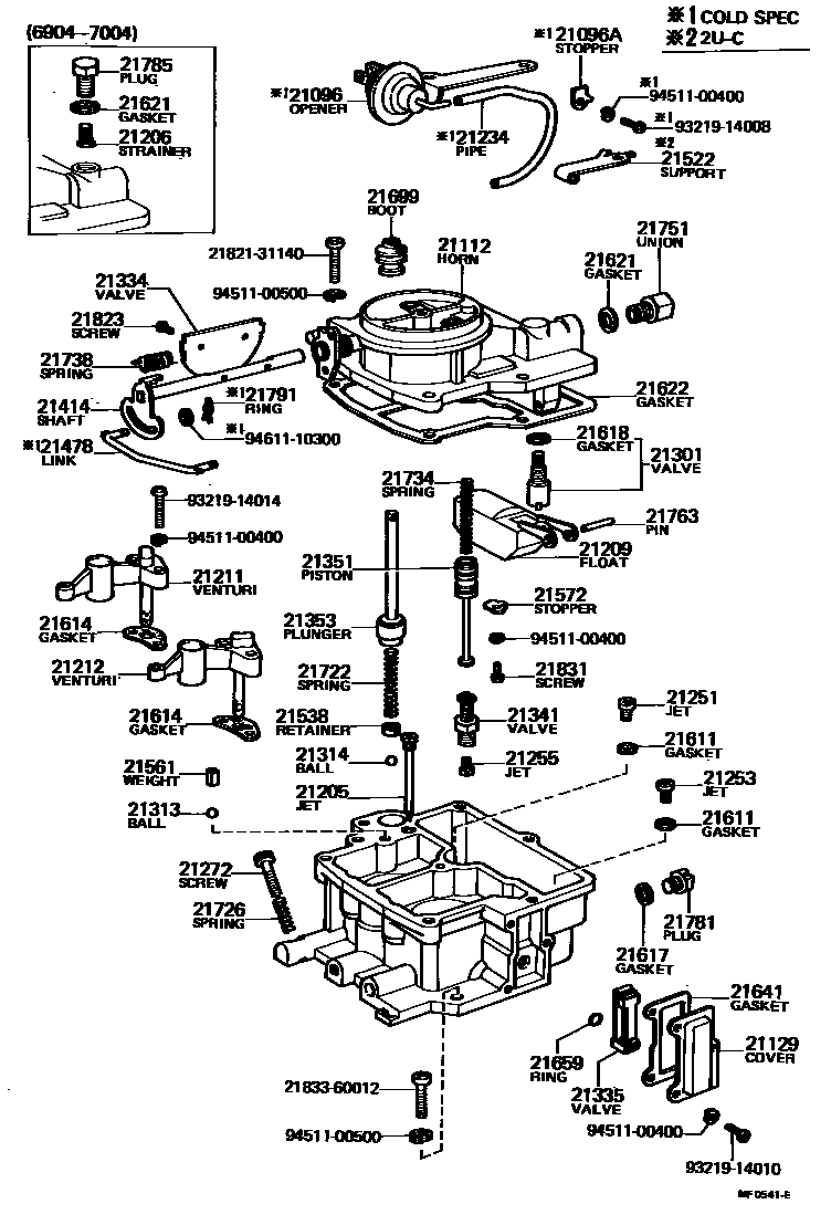 Parts diagram