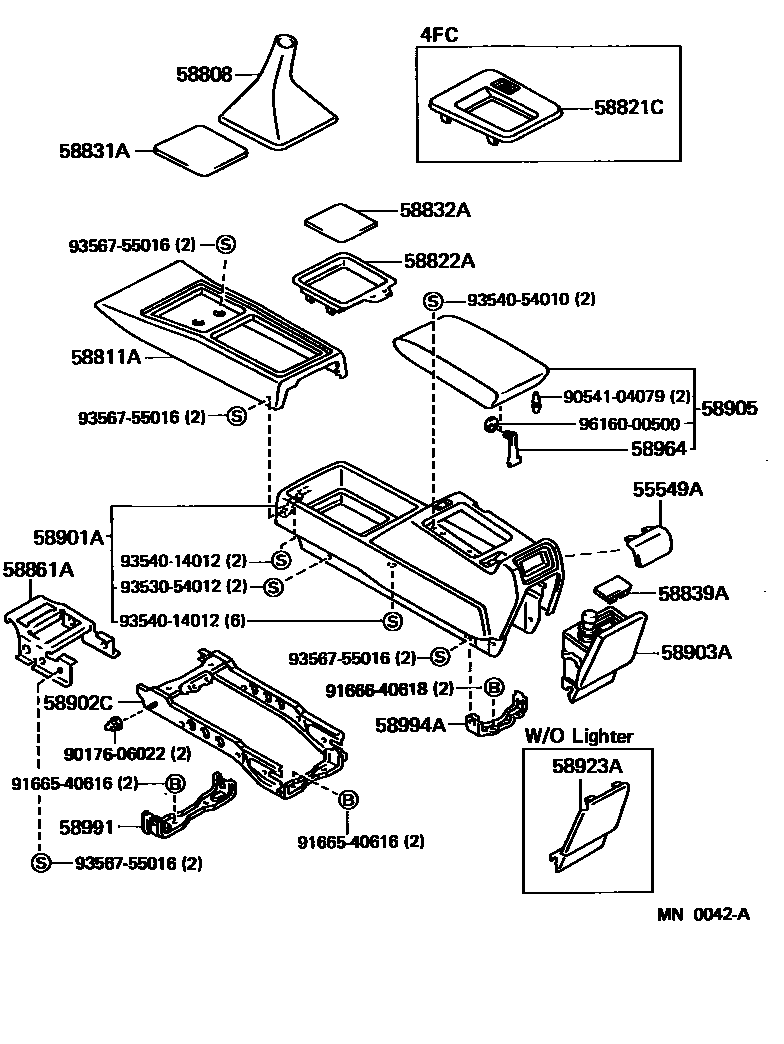 Parts diagram
