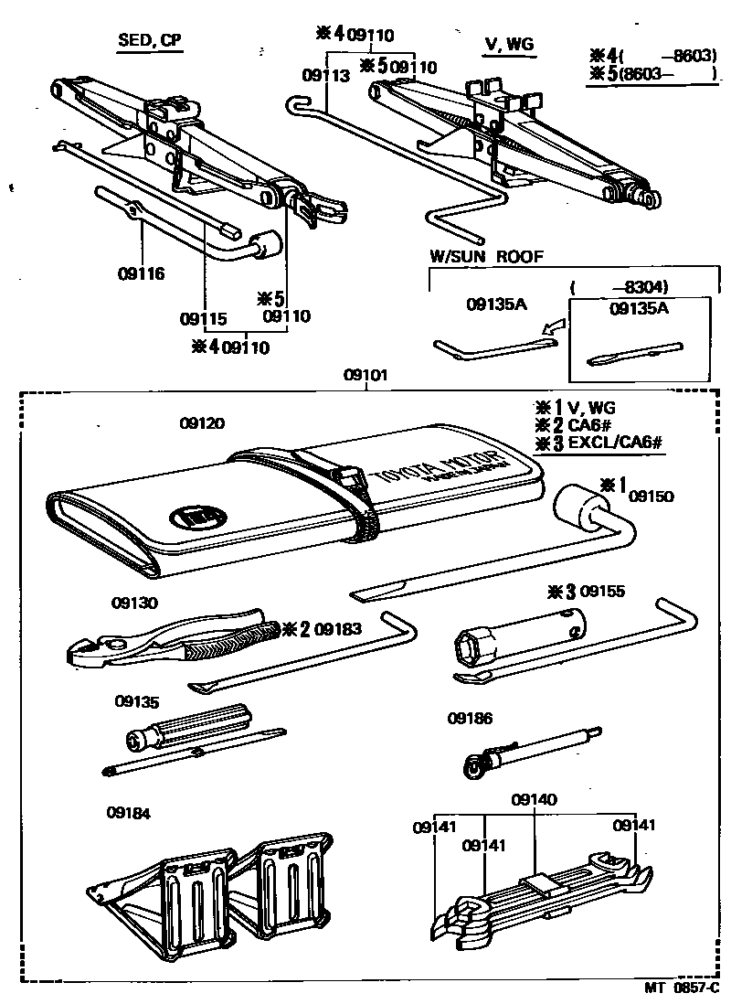 Parts diagram