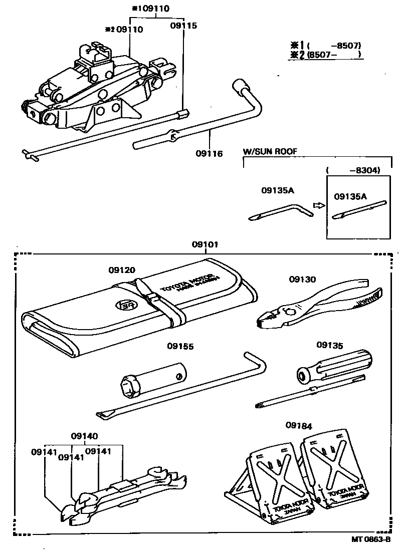 Parts diagram