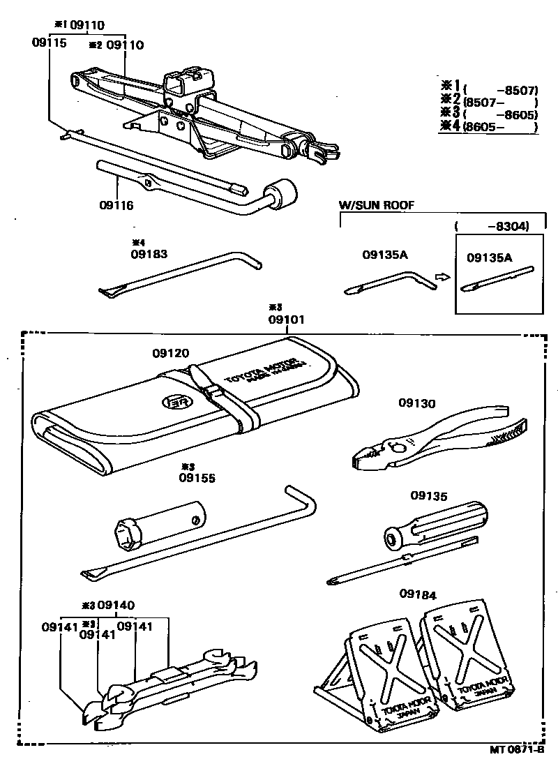 Parts diagram