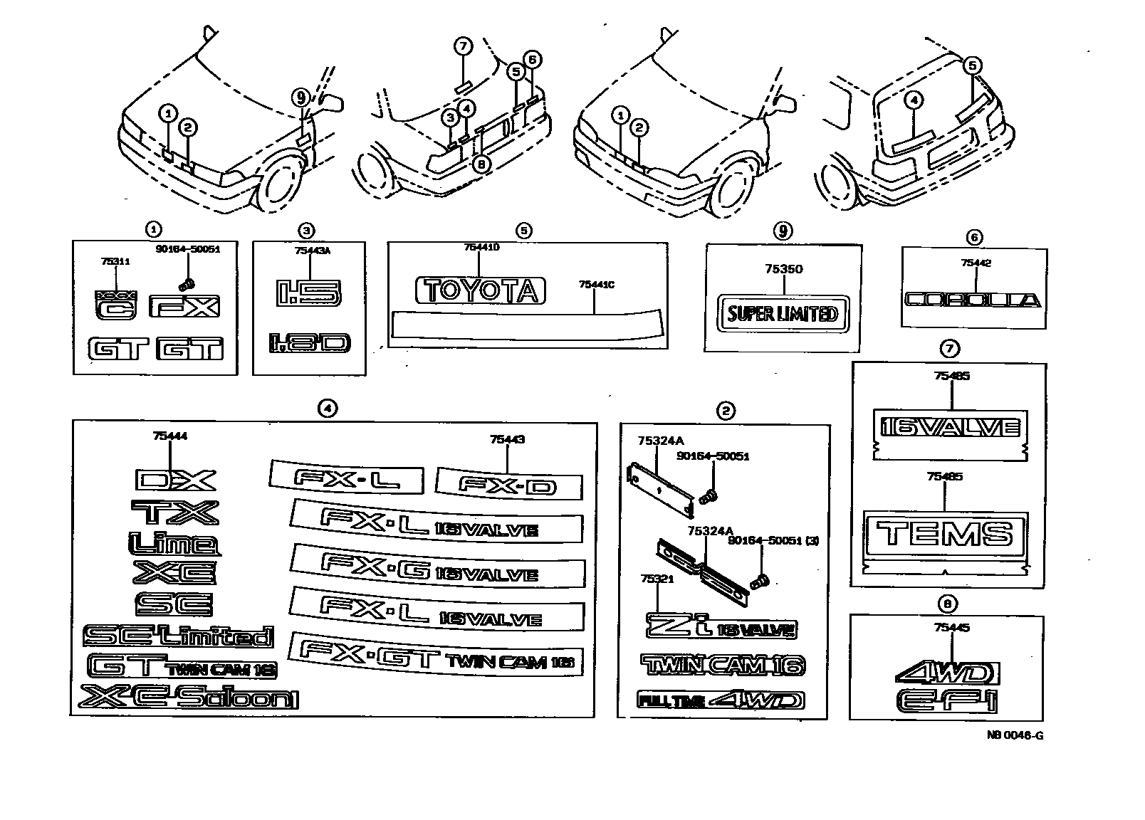 Parts diagram