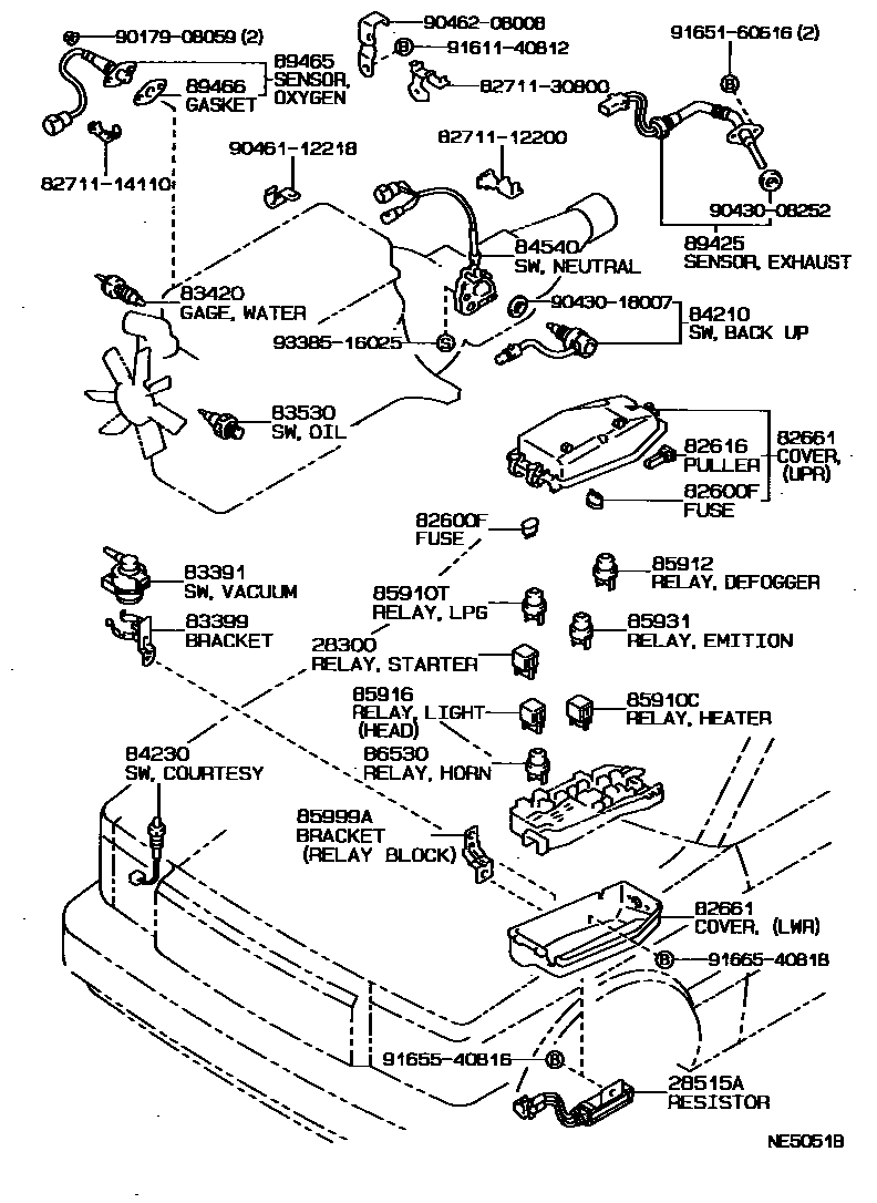 Parts diagram