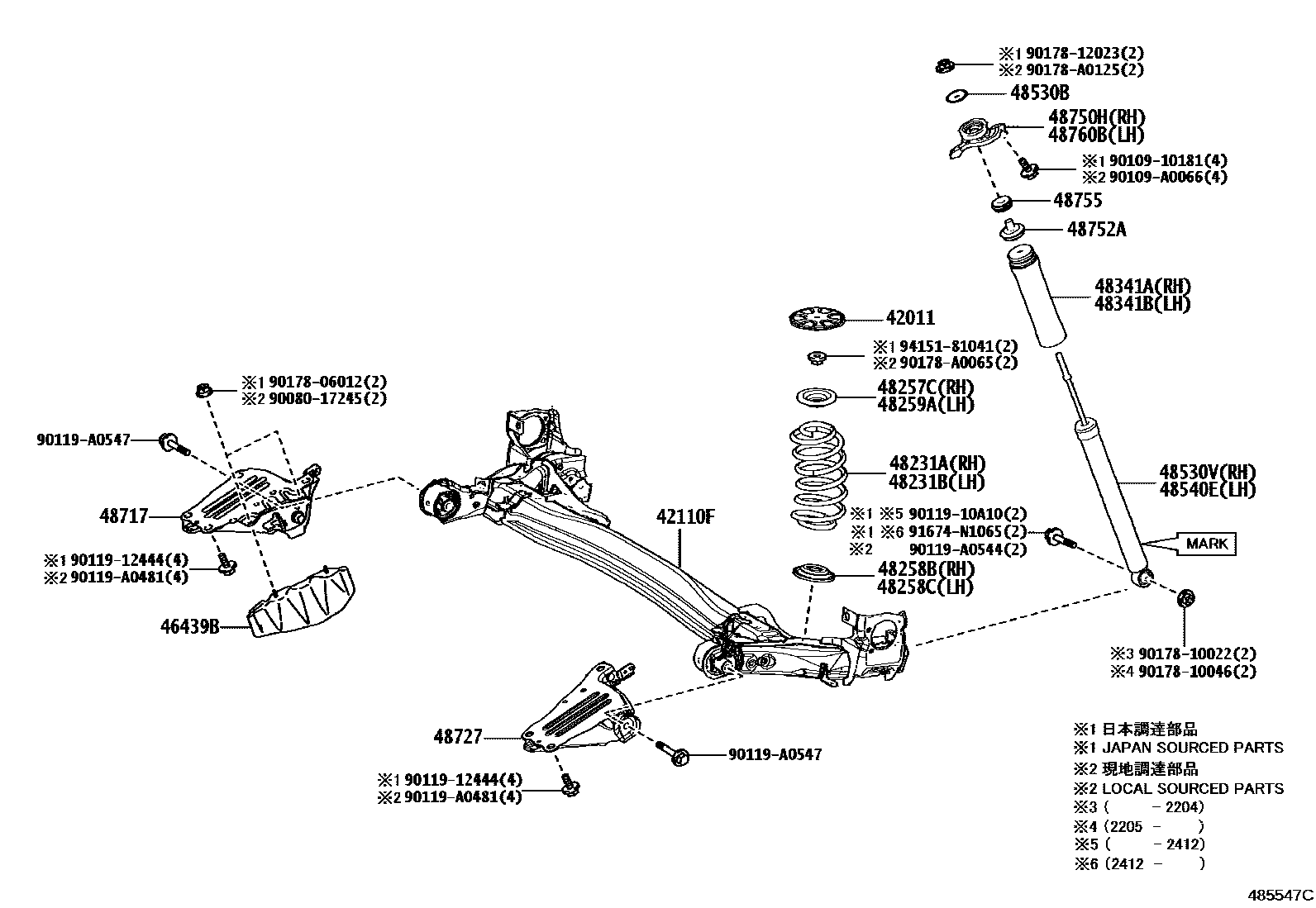 Parts diagram