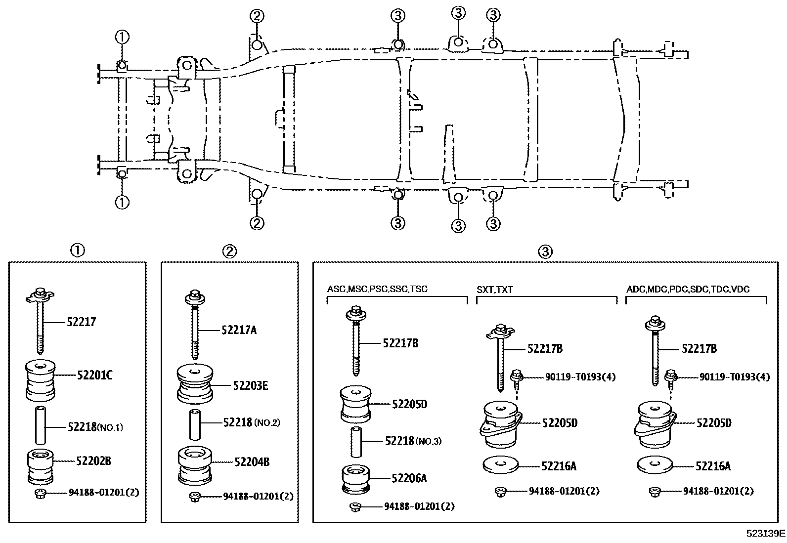 Parts diagram