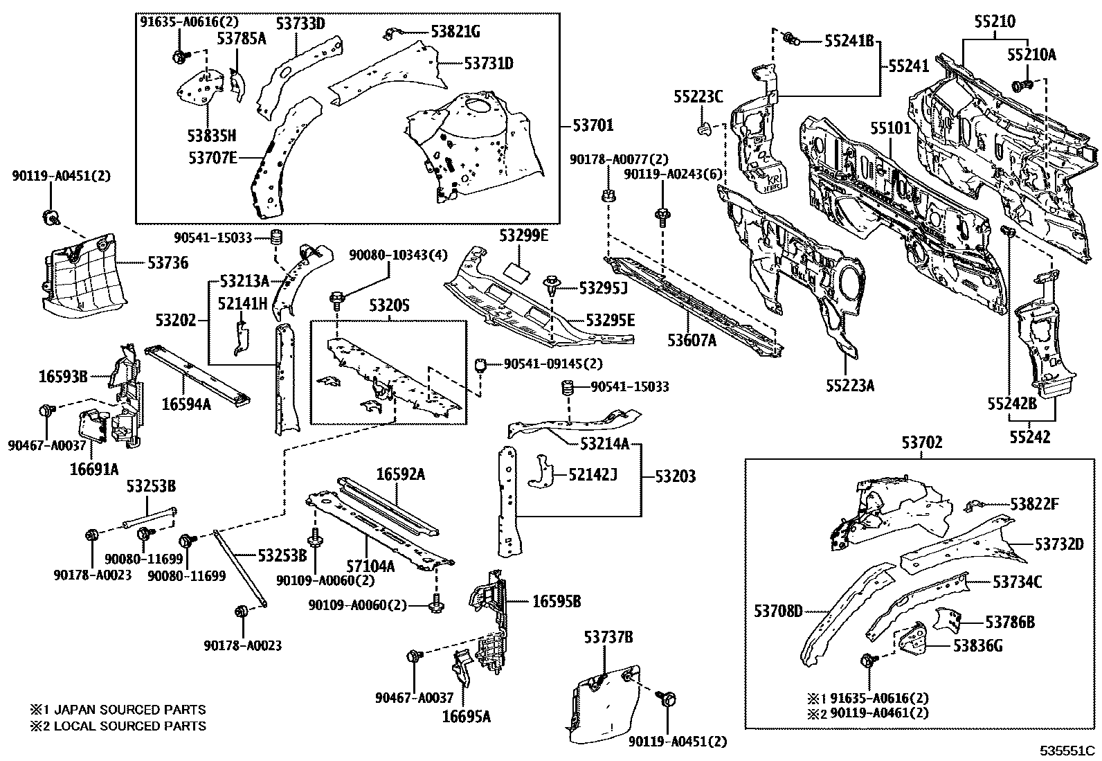 Parts diagram