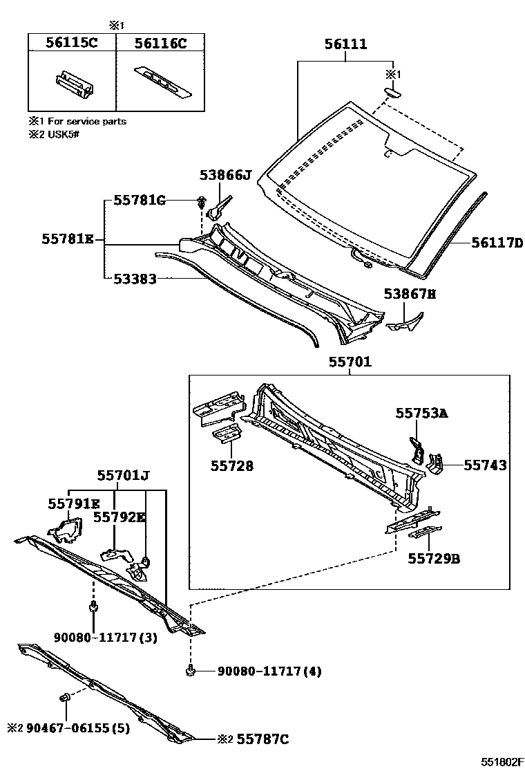 Parts diagram