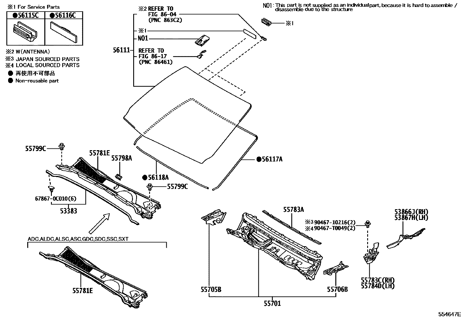 Parts diagram