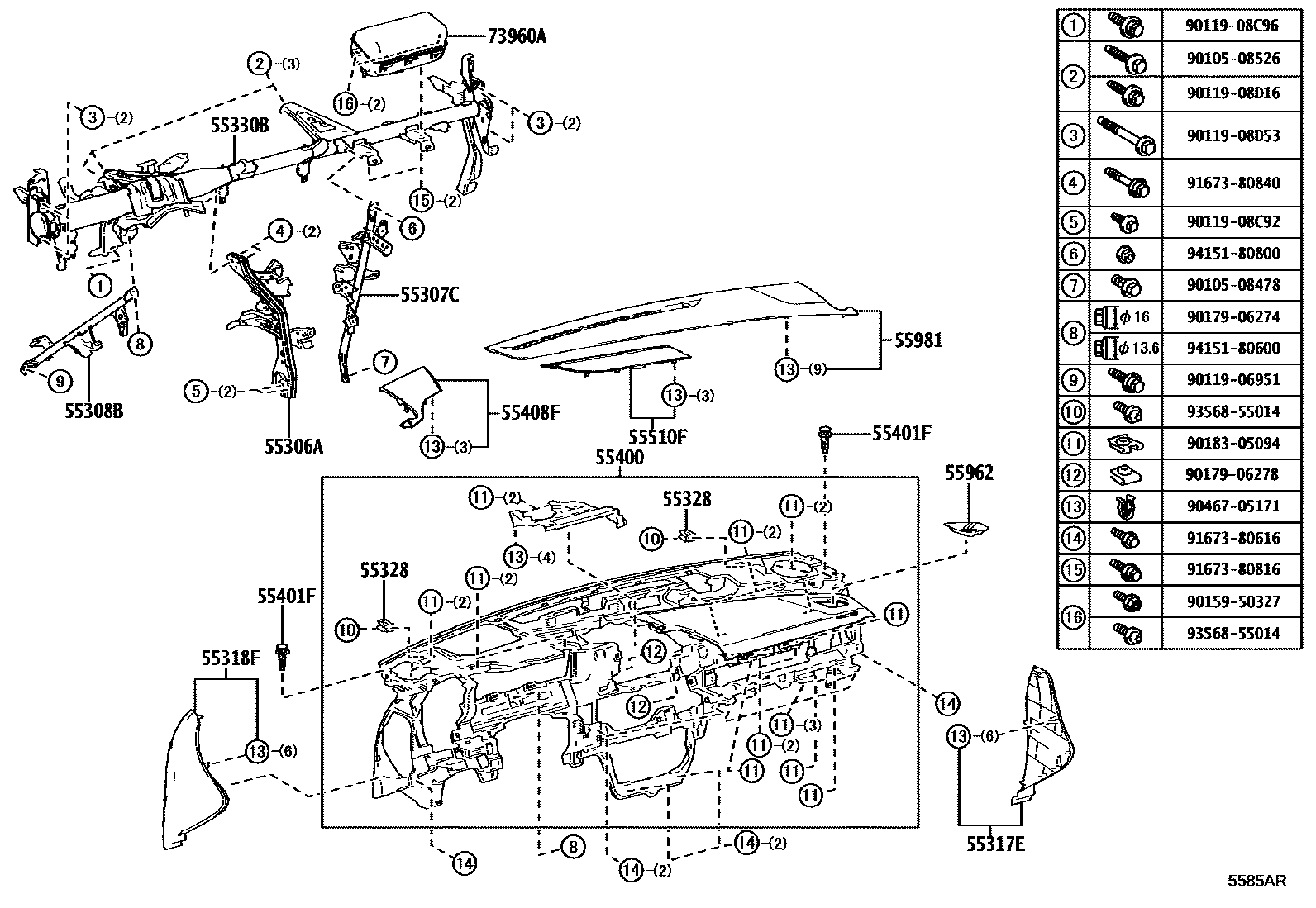 Parts diagram