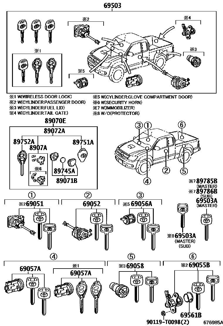 Parts diagram