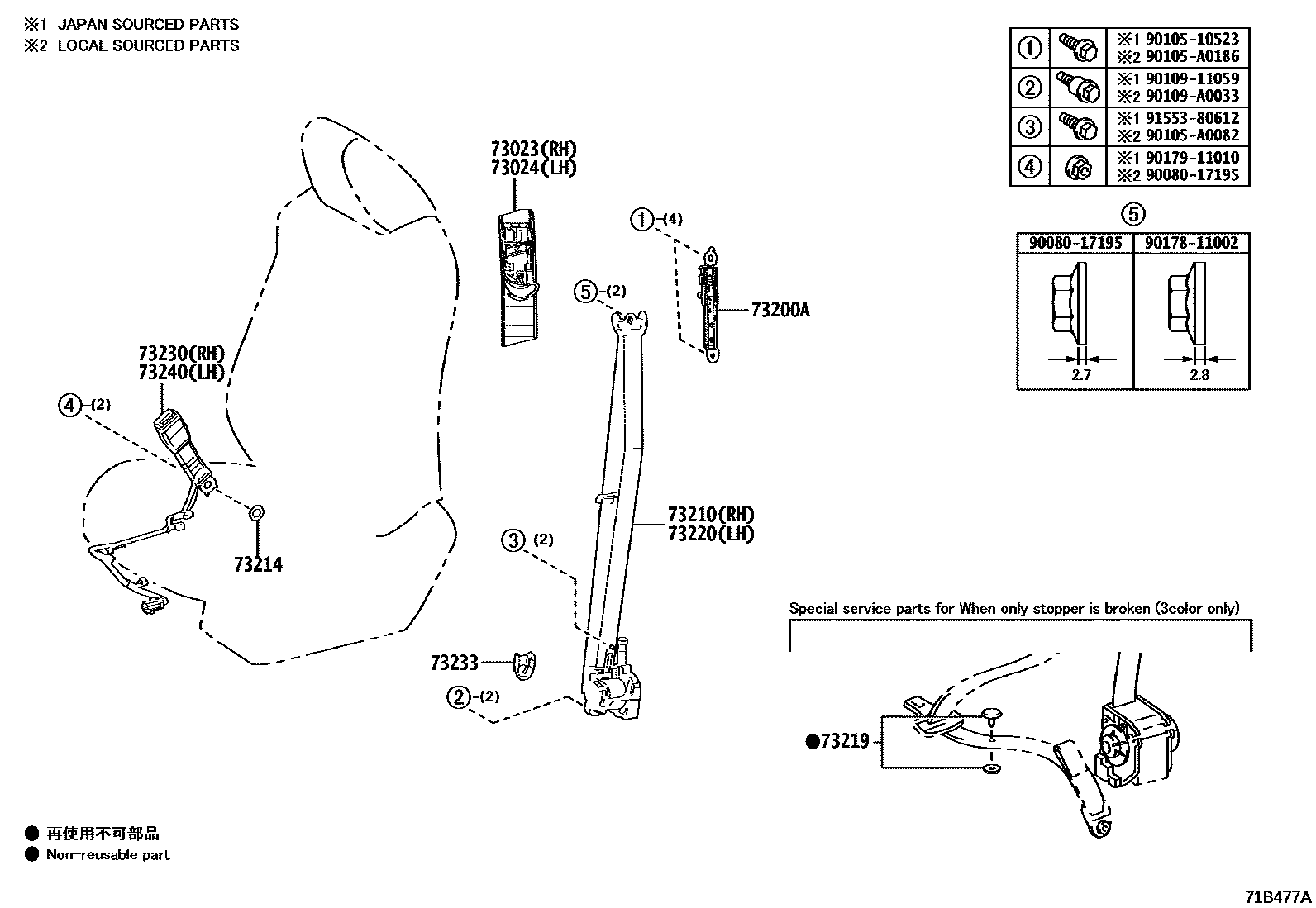 Parts diagram