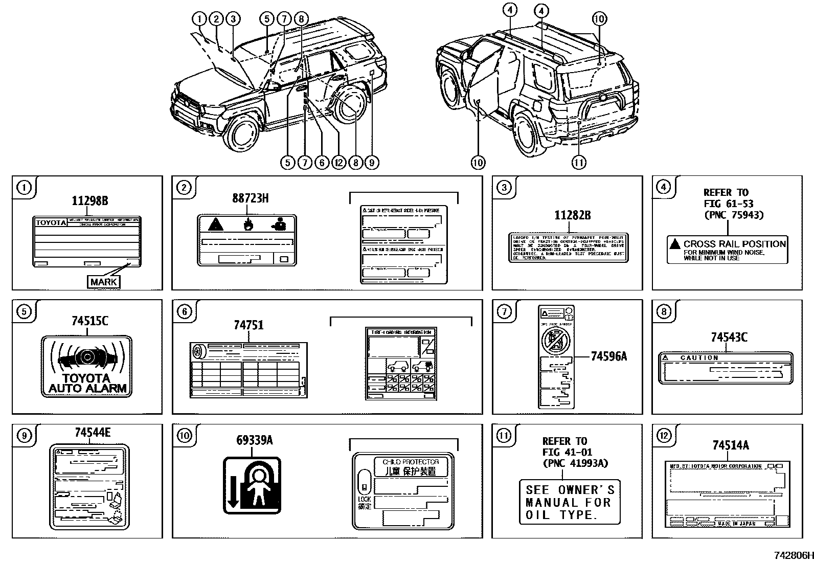 Parts diagram
