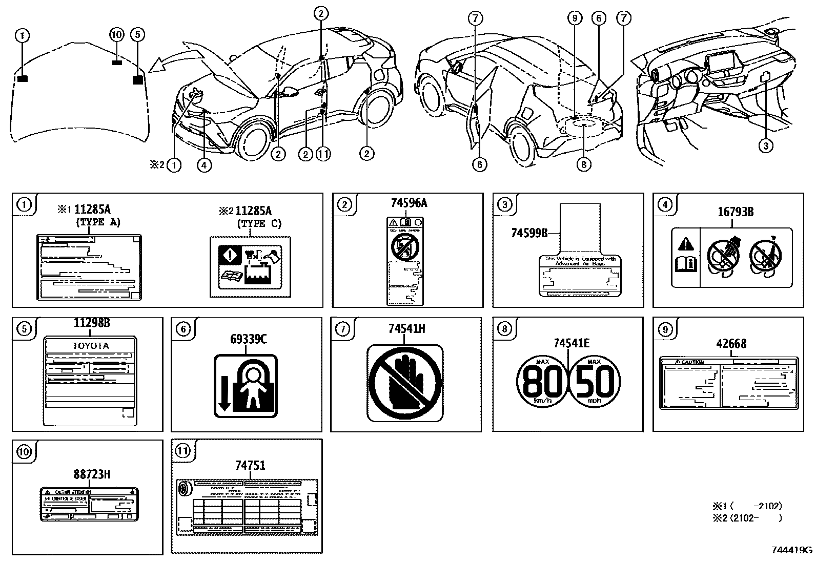 Parts diagram