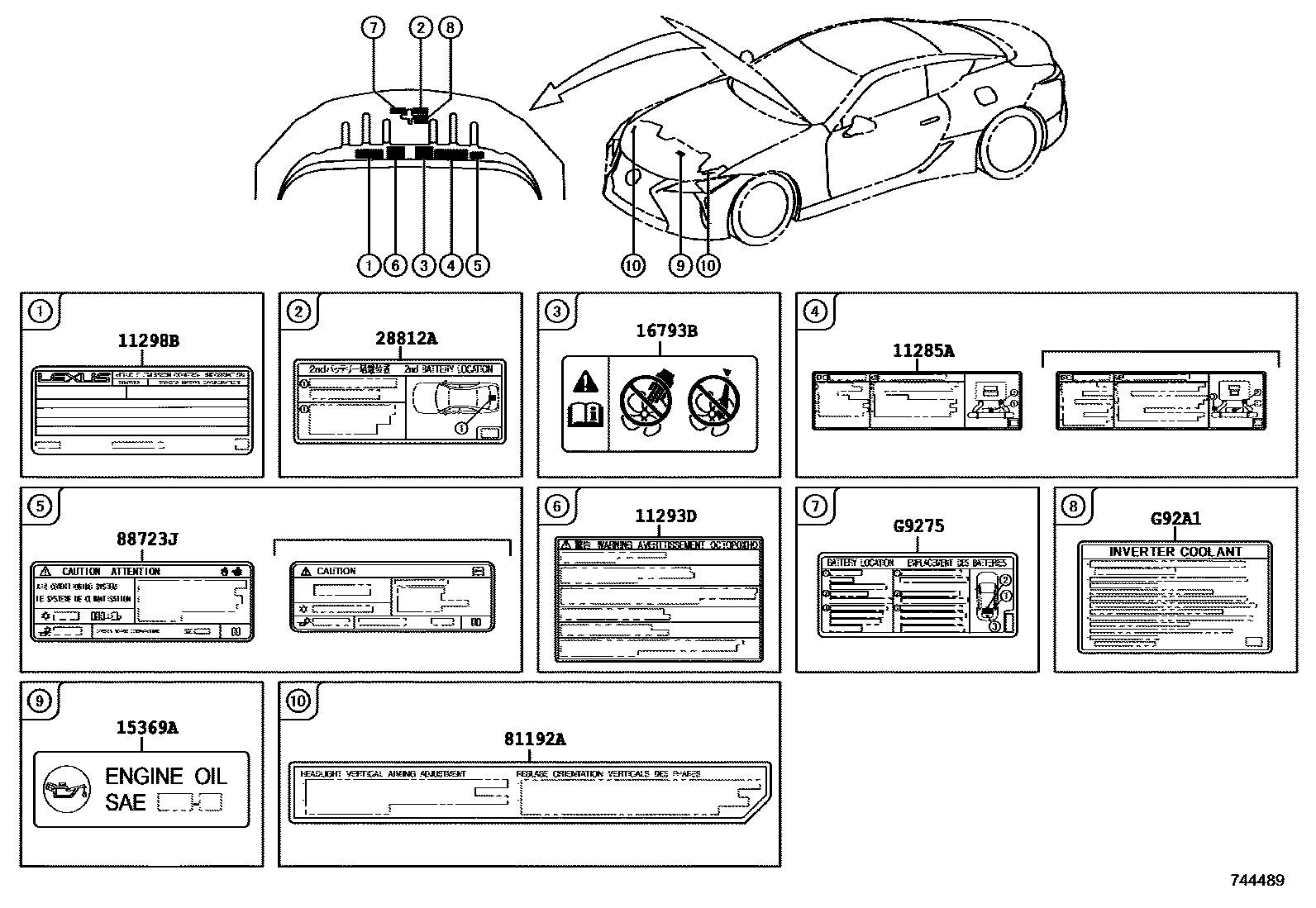Parts diagram