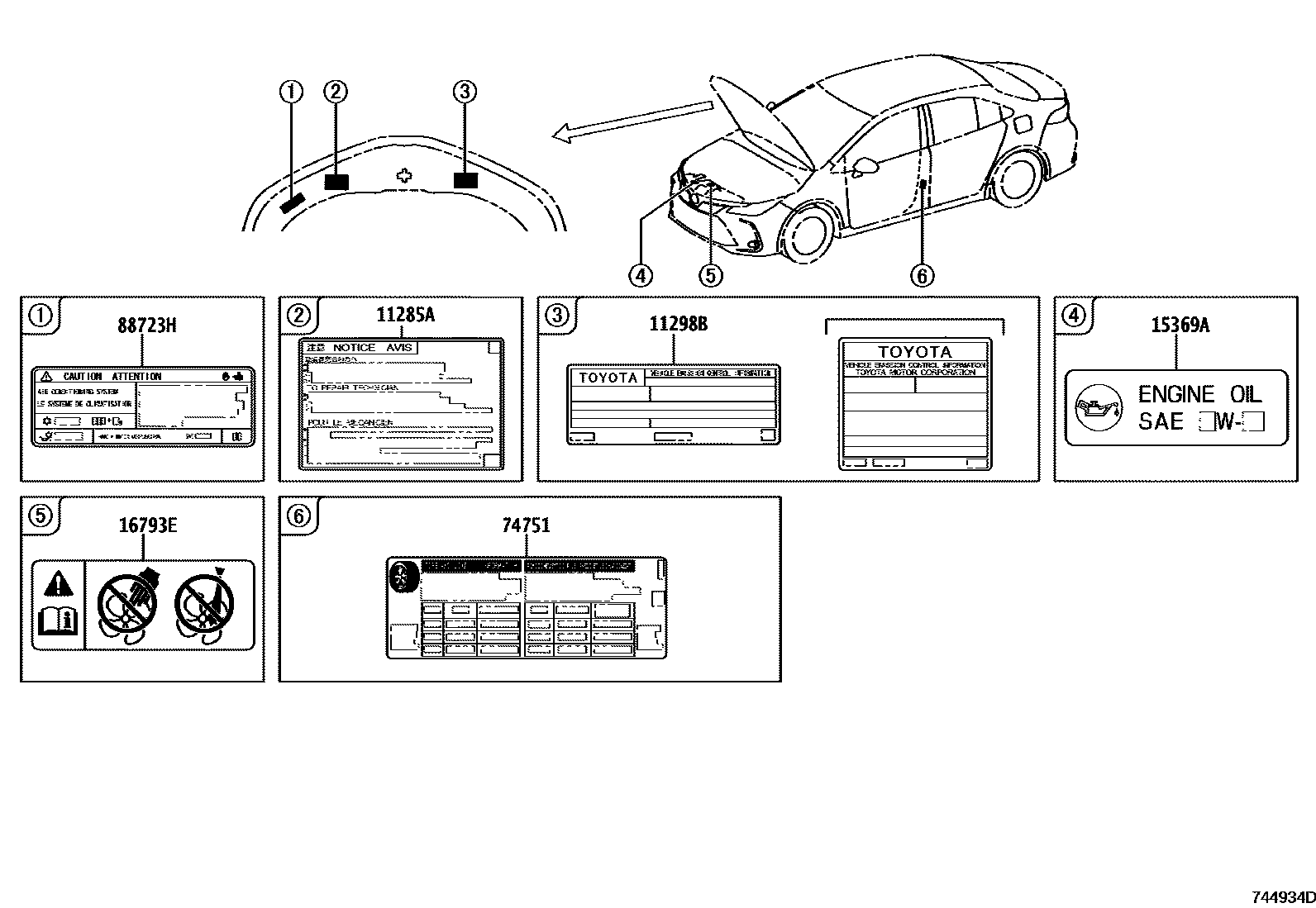 Parts diagram