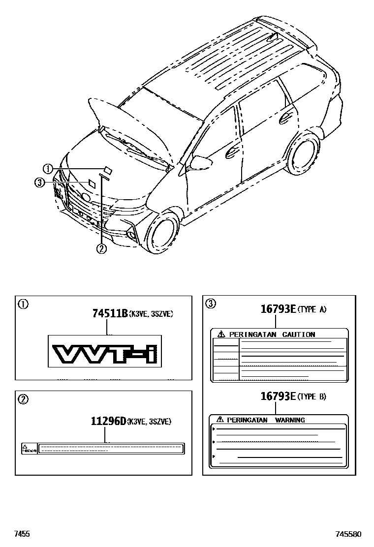 Parts diagram