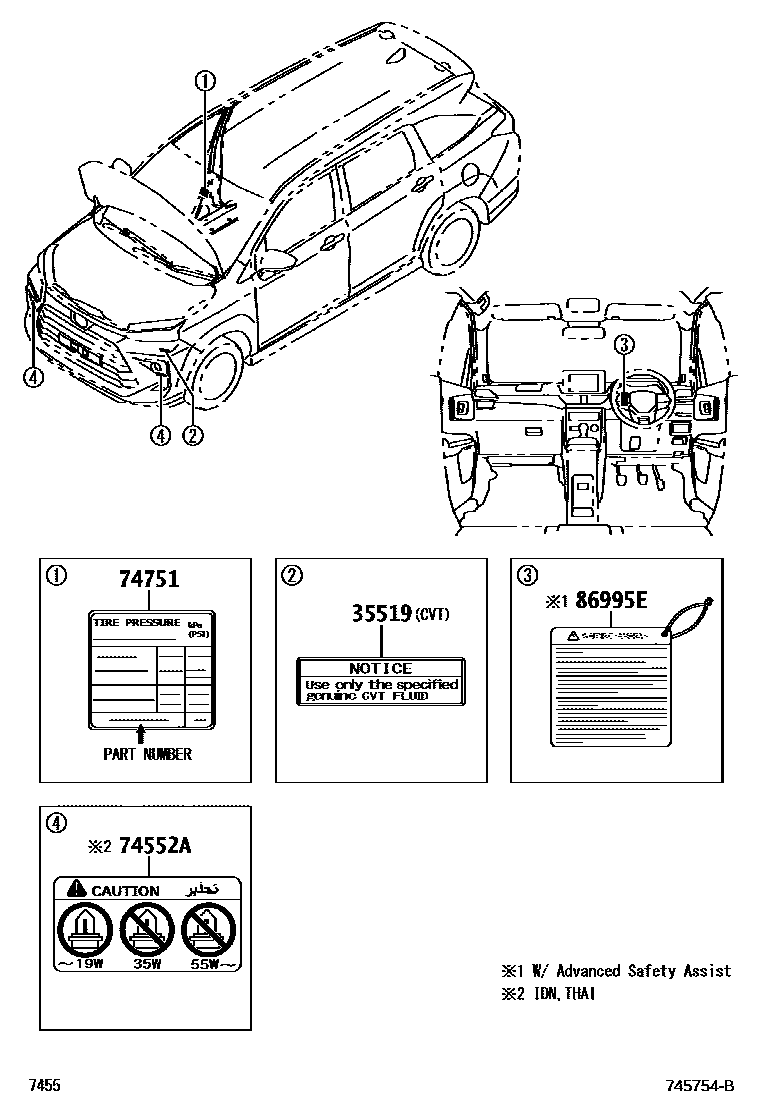 Parts diagram