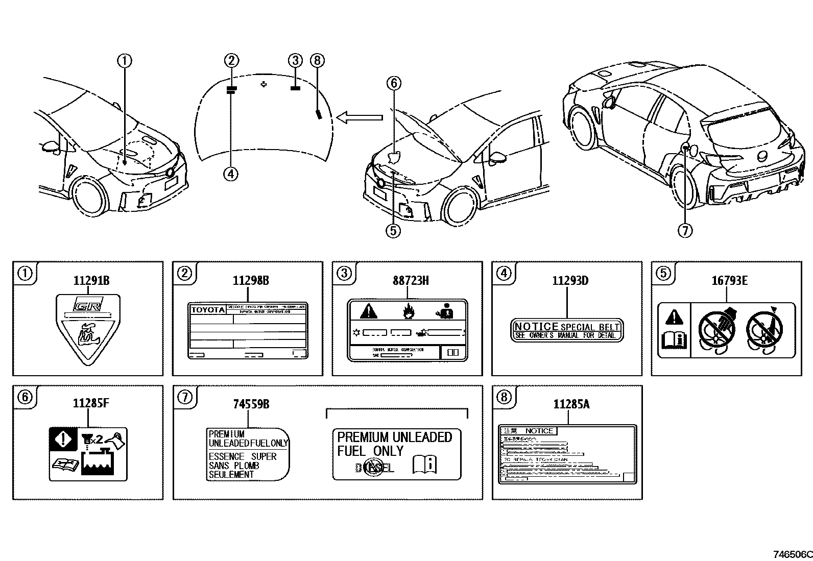 Parts diagram