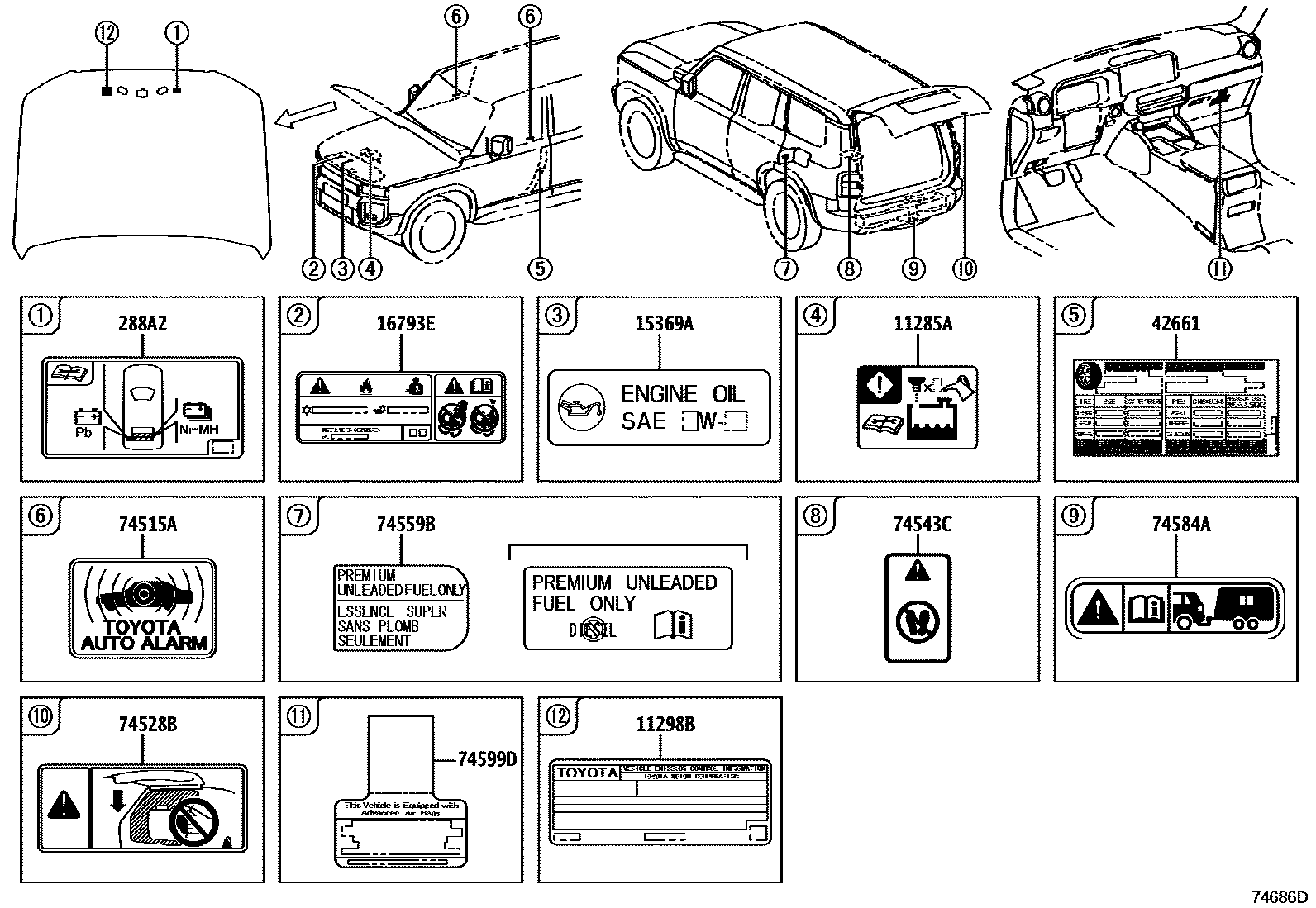 Parts diagram