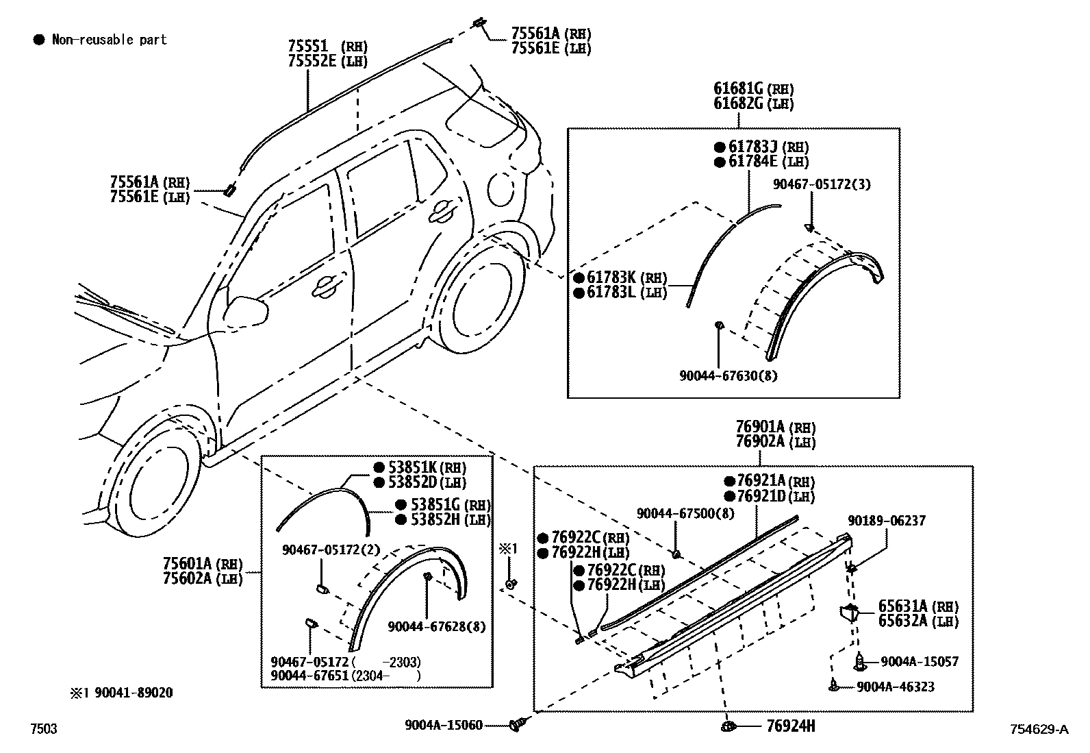 Parts diagram