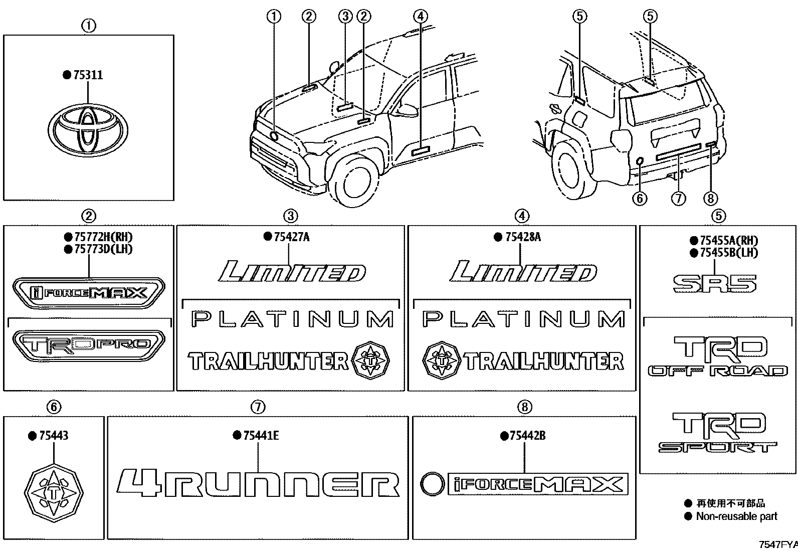 Parts diagram