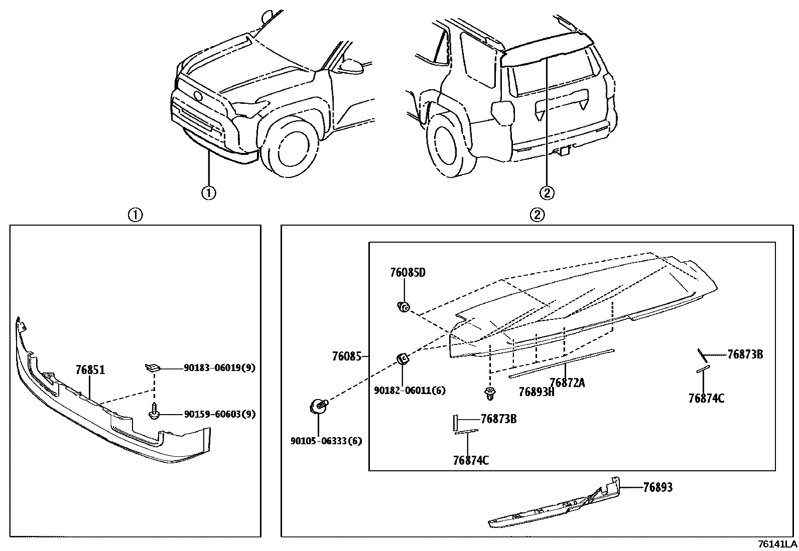 Parts diagram