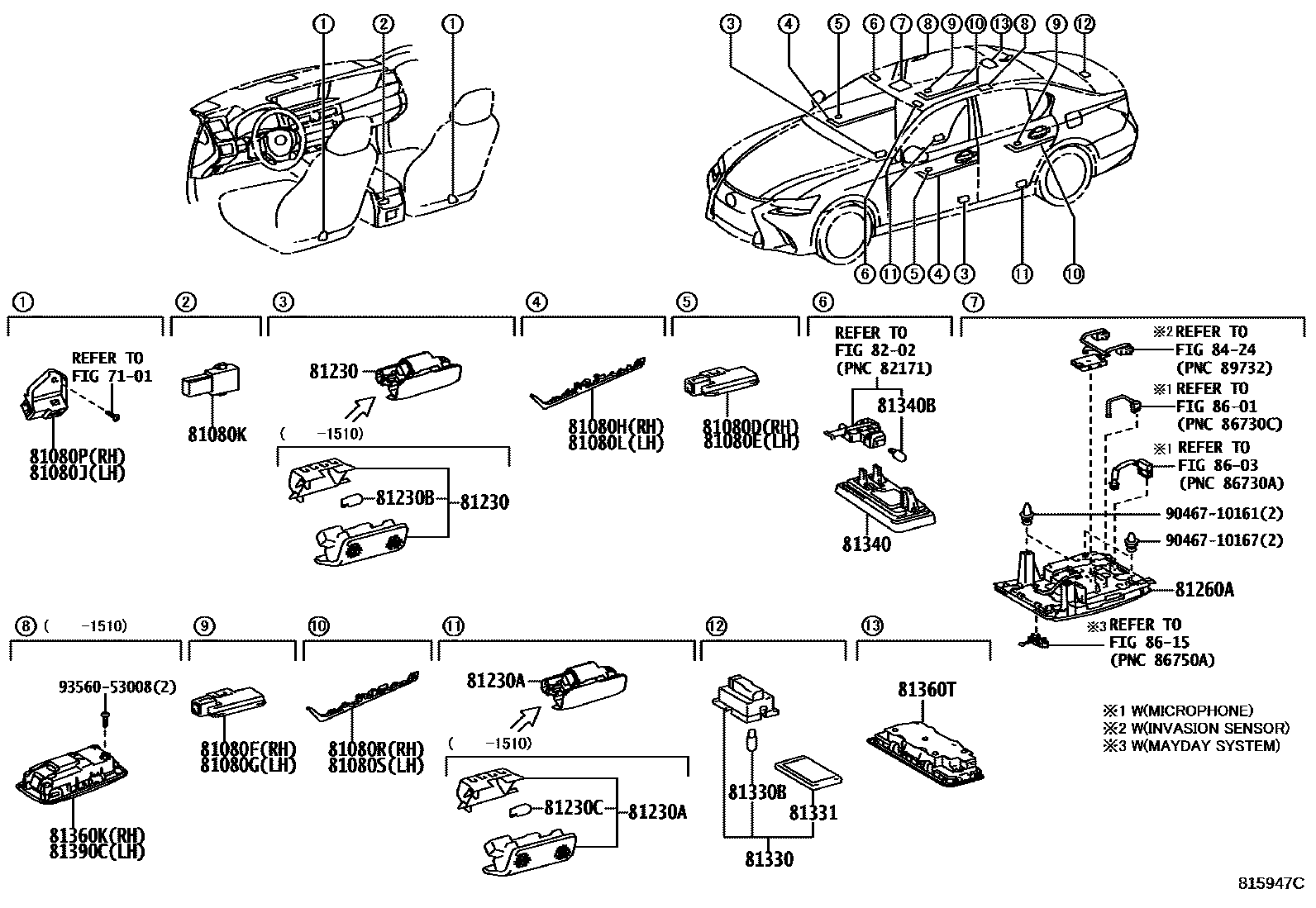 Parts diagram
